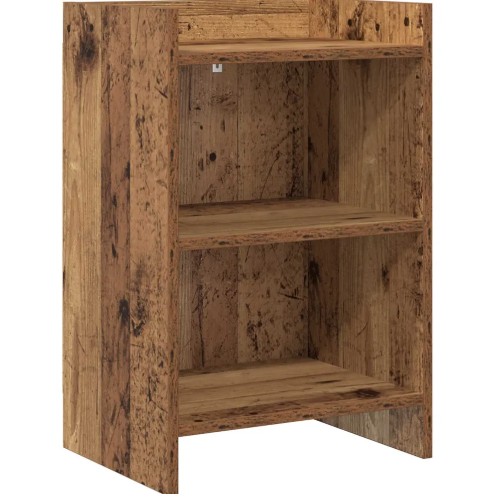 vidaXL Nachtkastjes Oud hout 40 x 30 x 60 cm Bewerkt hout
