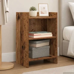 vidaXL Nachtkastjes Oud hout 40 x 30 x 60 cm Bewerkt hout