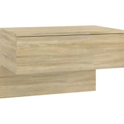 vidaXL Nachtkastjes 2 st wandgemonteerd sonoma eikenkleurig