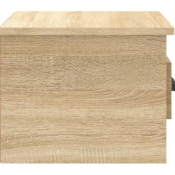 vidaXL Nachtkastje wandgemonteerd 41,5x36x28 cm sonoma eikenkleurig