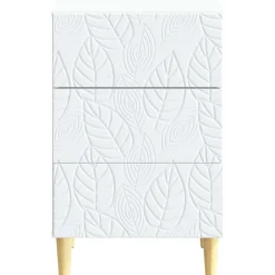 vidaXL Nachtkastje Wit 43 x 39,5 x 66,5 cm Bewerkt hout