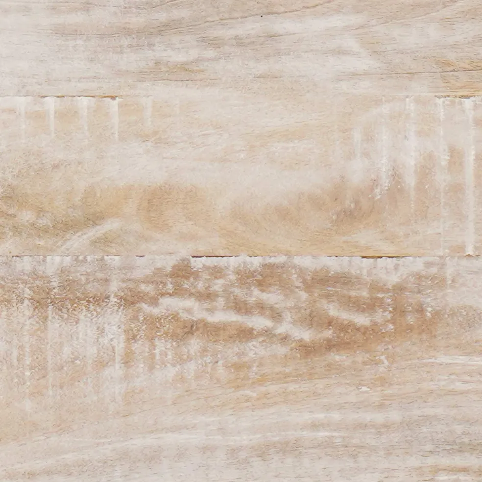 vidaXL Nachtkastje Wit 40 x 33,5 x 46 cm Massief Mango Hout