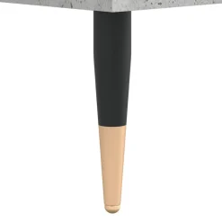 vidaXL Nachtkastje 40x35x50 cm bewerkt hout betongrijs