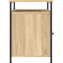 vidaXL Nachtkastje 40x42x60 cm bewerkt hout sonoma eikenkleurig