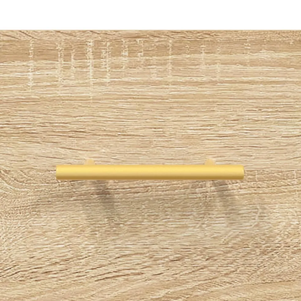 vidaXL Nachtkastje 40x40x66 cm bewerkt hout sonoma eikenkleurig