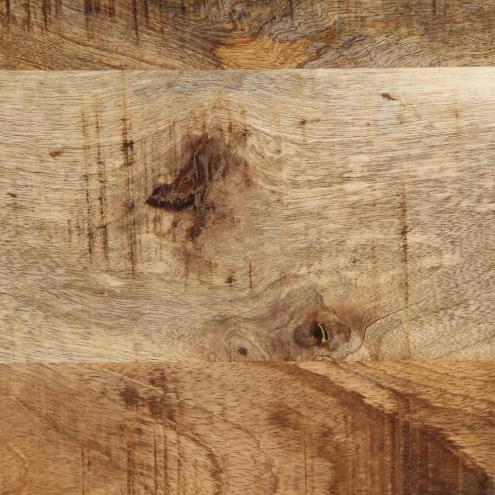 vidaXL Nachtkastje 40x35x40 cm massief ruw mangohout