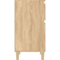 vidaXL Nachtkastje 40x35x70 cm sonoma eikenkleurig