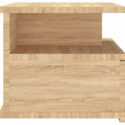 vidaXL Nachtkastje zwevend 40x31x27cm bewerkt hout sonoma eikenkleurig