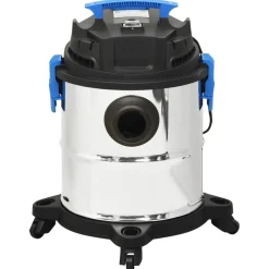 vidaXL Nat- en droogzuiger 1200 W 20 L zilverkleurig
