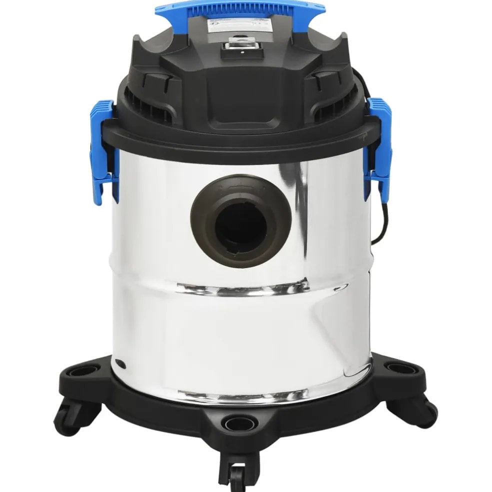 vidaXL Nat- en droogzuiger 1200 W 20 L zilverkleurig