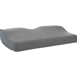 vidaXL Nek kussen Grijs Traagschuim 59 x 34 x 12 cm