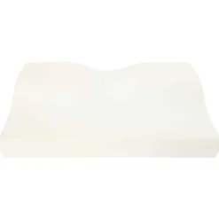 vidaXL Nek kussen Grijs Traagschuim 59 x 34 x 12 cm