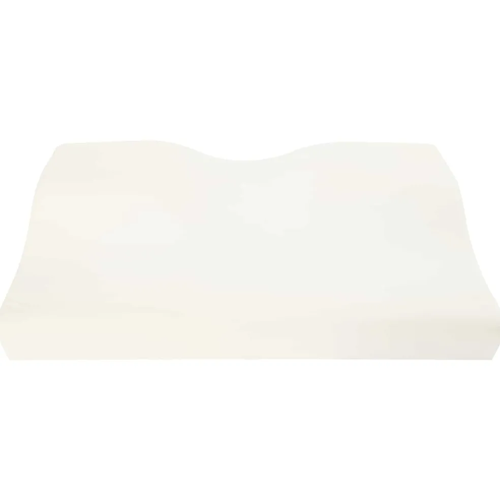 vidaXL Nek kussen Grijs Traagschuim 59 x 34 x 12 cm