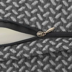 vidaXL Nek kussen Grijs Traagschuim 58 x 36 x 13 cm