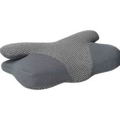 vidaXL Nek kussen Grijs Traagschuim 58 x 36 x 13 cm