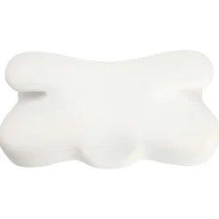 vidaXL Nek kussen Grijs Traagschuim 58 x 36 x 13 cm