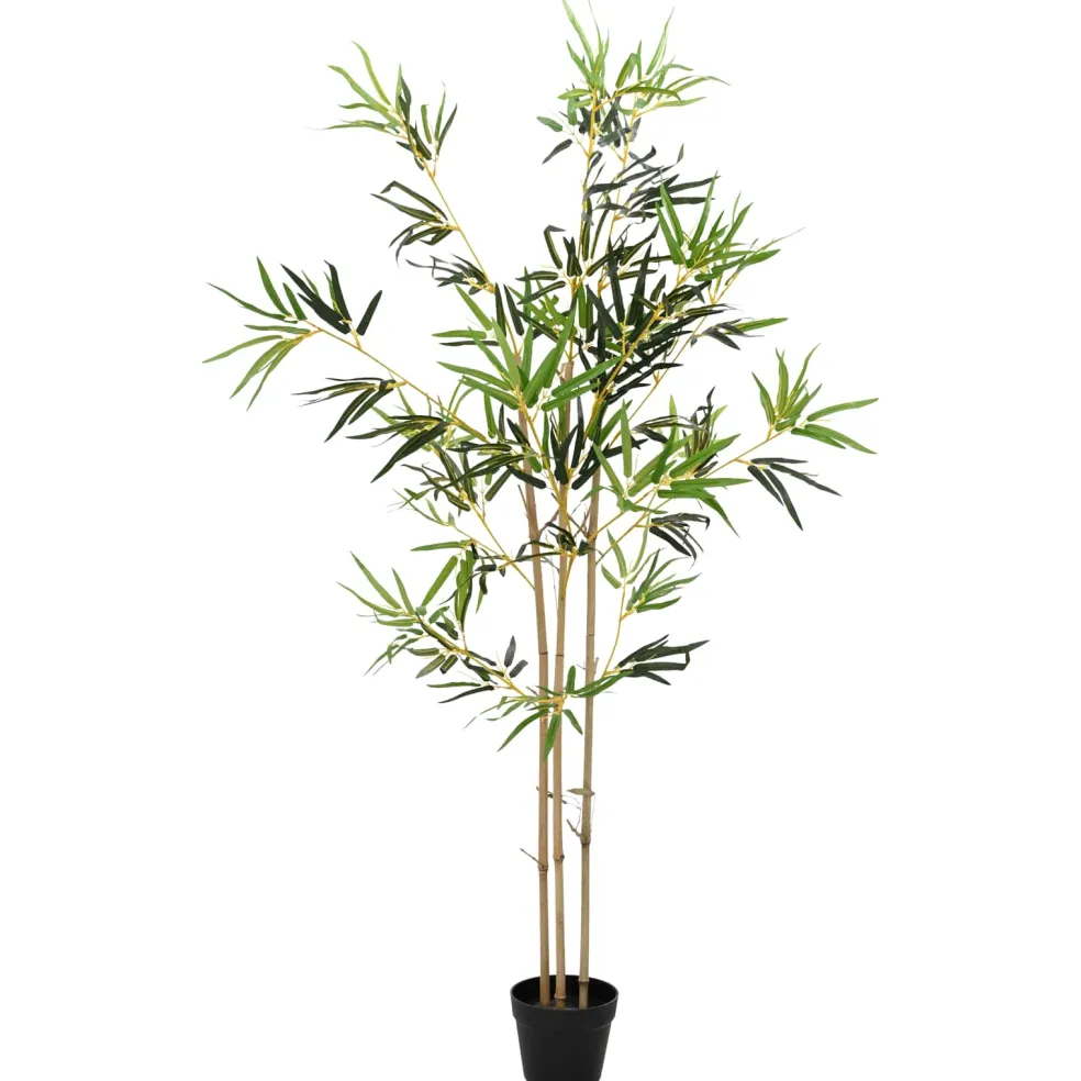 vidaXL Nepp Bambo Boom Groen 55 x 16 x 150 cm Stof en Bamboe