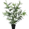vidaXL Nepp Bambo Boom Groen 90 x 14 x 80 cm Stof en Bamboe