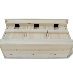 vidaXL Nestkast voor huismus 44 x 15,5 x 21,5 cm