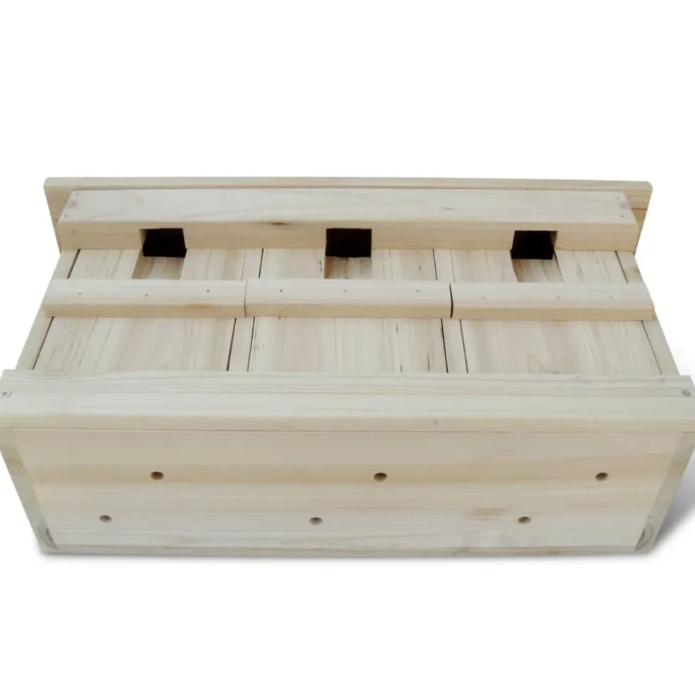 vidaXL Nestkast voor huismus 44 x 15,5 x 21,5 cm