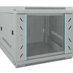 vidaXL Netwerk kabinet met opslag Grijs 53 x 60 x 45 cm Staal