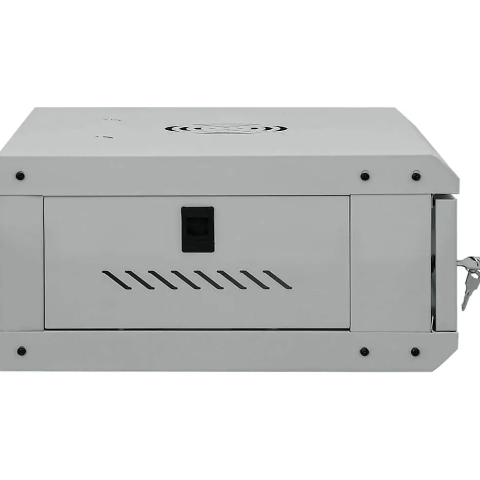 vidaXL Netwerk kabinet met opslag Grijs 53 x 35 x 21 cm Staal