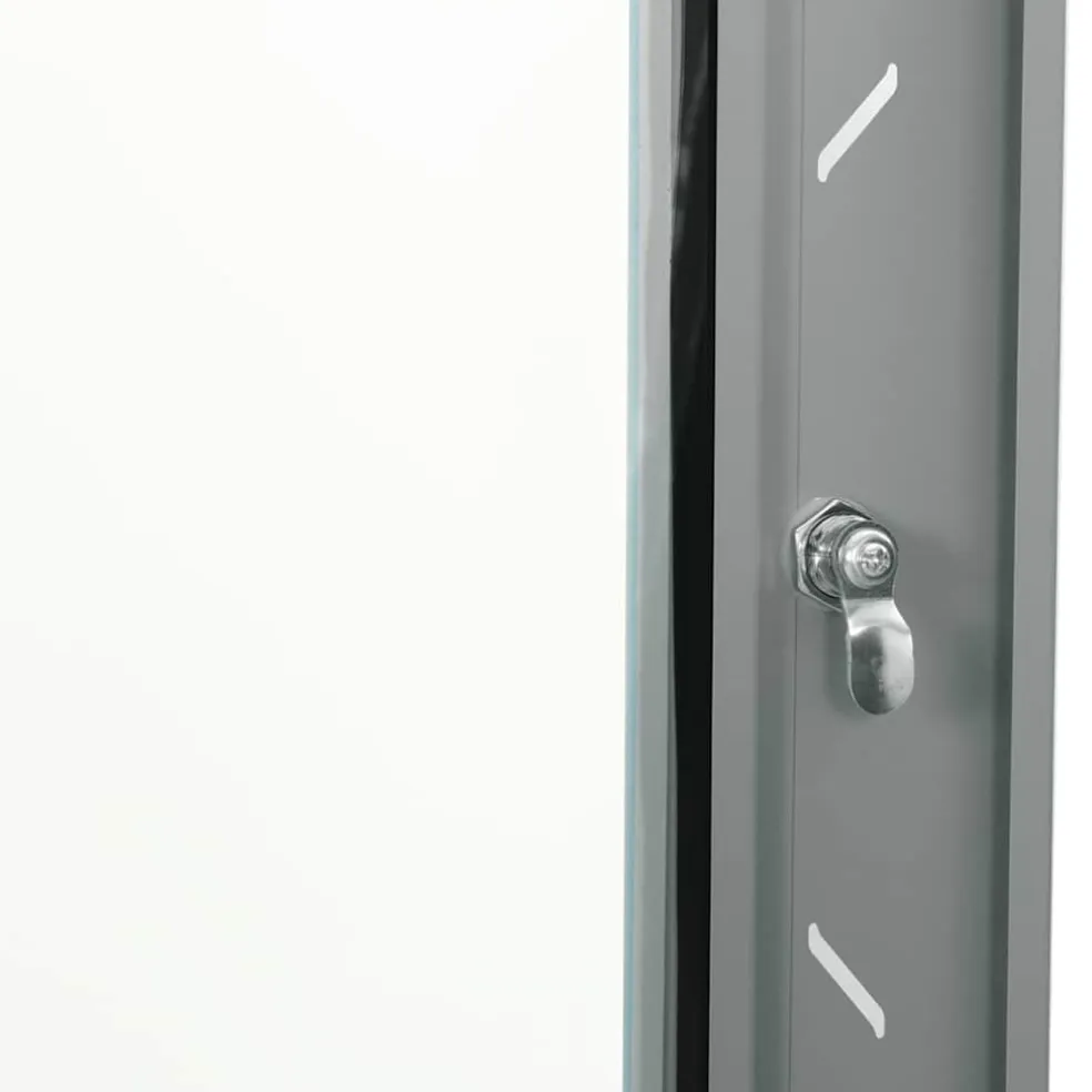 vidaXL Netwerk kabinet met opslag Grijs 53 x 45 x 30 cm Staal