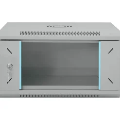 vidaXL Netwerk kabinet met opslag Grijs 53 x 45 x 30 cm Staal