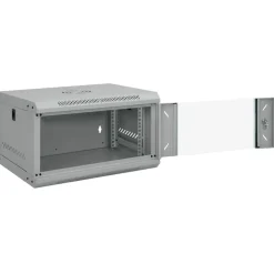 vidaXL Netwerk kabinet met opslag Grijs 53 x 45 x 30 cm Staal