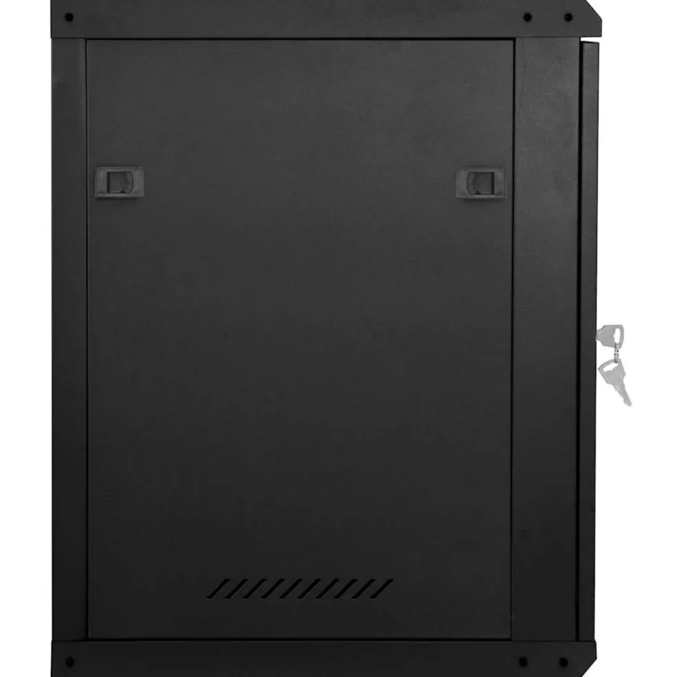 vidaXL Netwerk kabinet met opslag Zwart 53 x 60 x 60 cm Staal