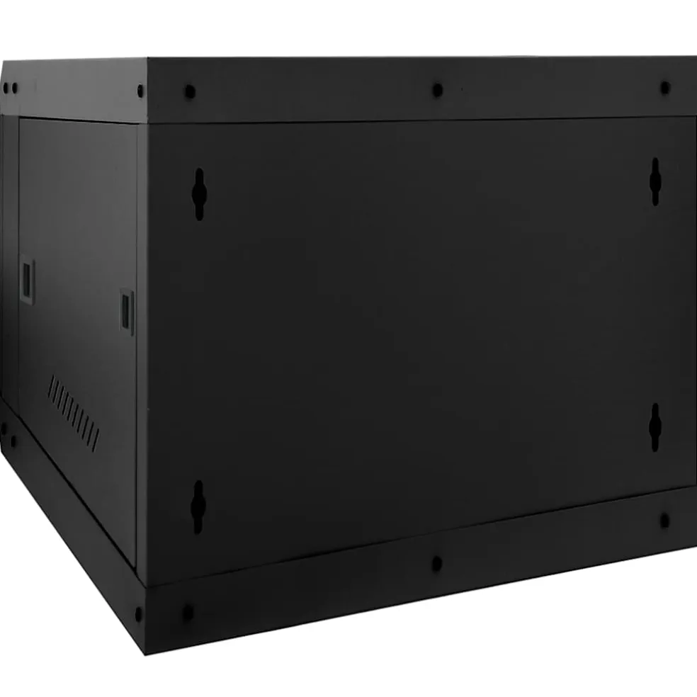 vidaXL Netwerk kabinet met opslag Zwart 53 x 60 x 45 cm Staal