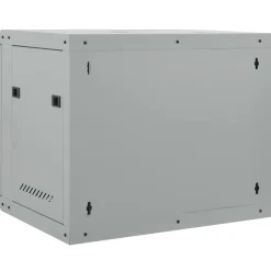 vidaXL Netwerk kabinet met opslag Grijs 60 x 45 x 50 cm Staal