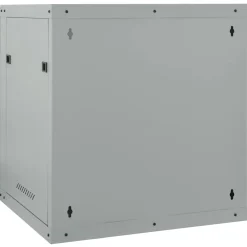 vidaXL Netwerk kabinet met opslag Grijs 60 x 60 x 65 cm Staal