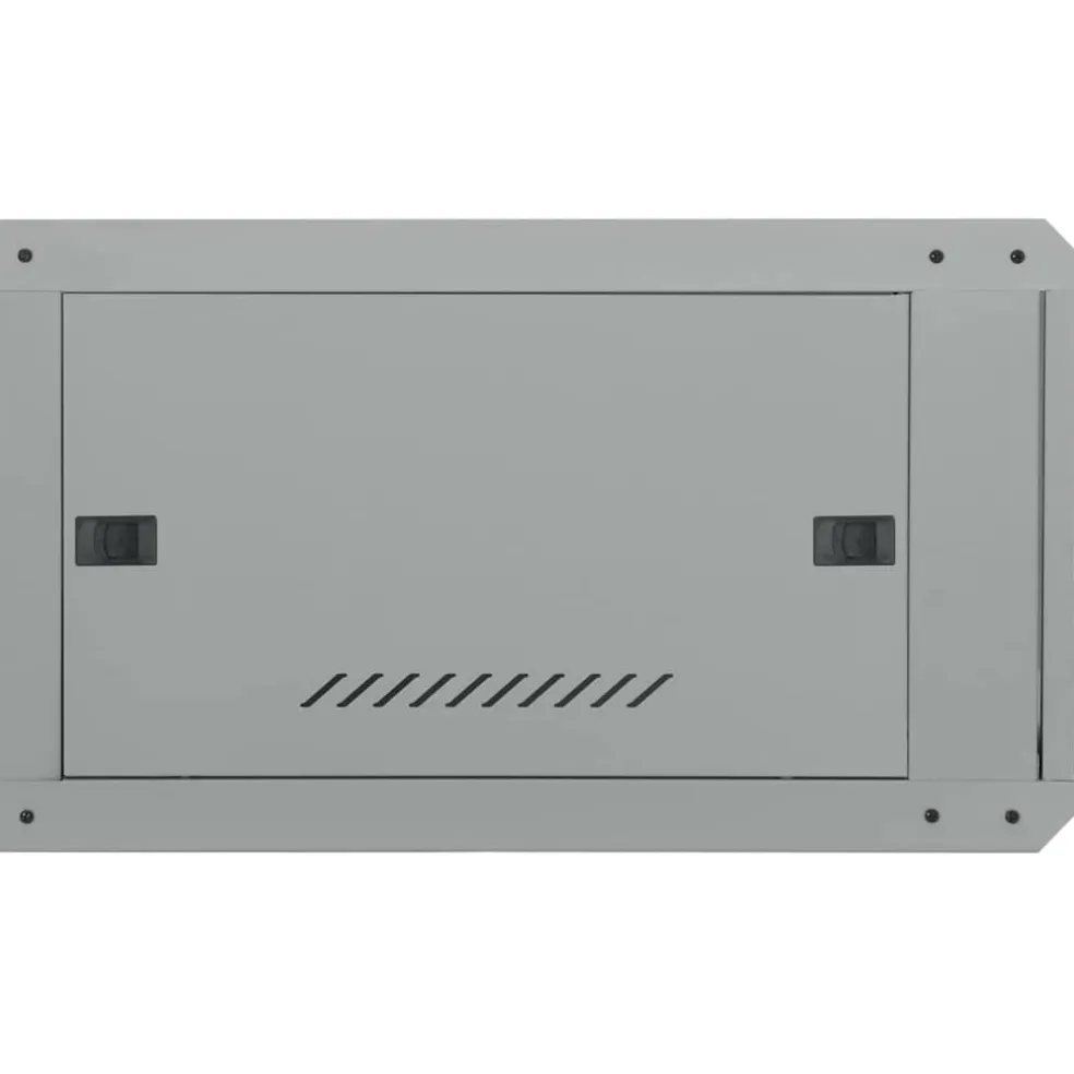 vidaXL Netwerk kabinet met opslag Grijs 60 x 60 x 35 cm Staal