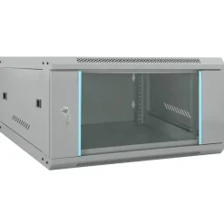 vidaXL Netwerk kabinet met opslag Grijs 60 x 60 x 35 cm Staal