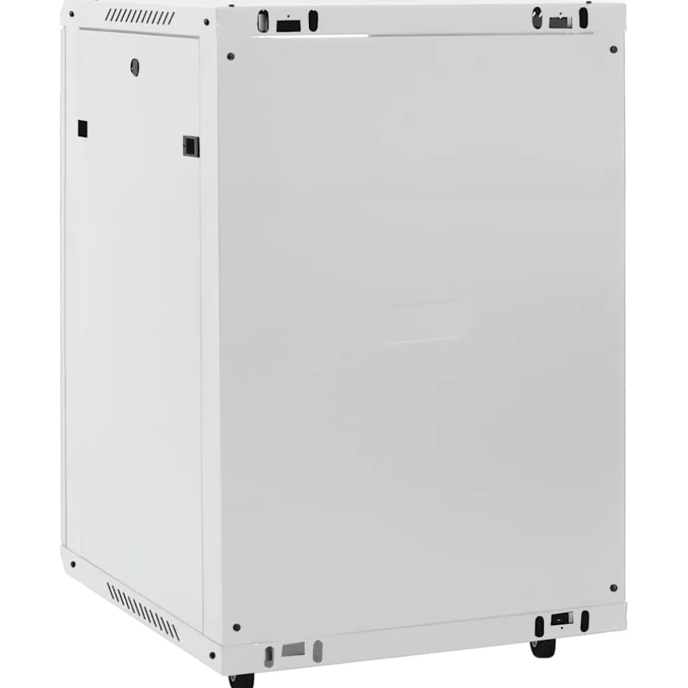 vidaXL Netwerk kabinet met opslag Grijs 600 x 600 x 1000 mm Staal