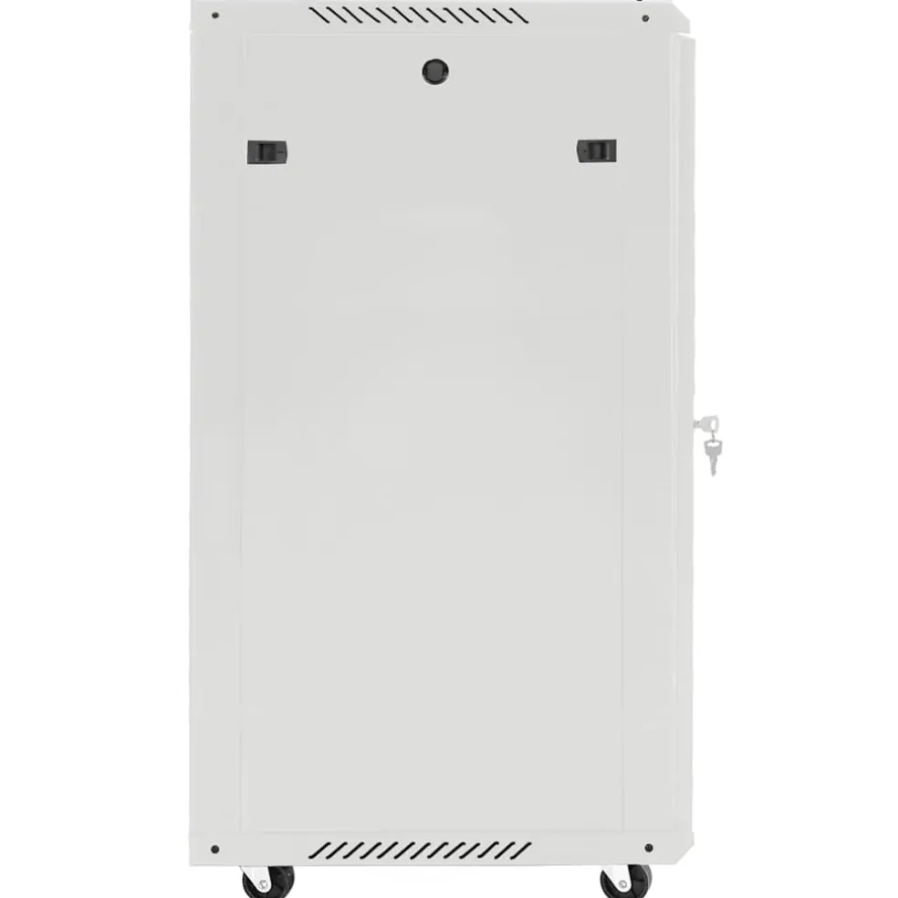 vidaXL Netwerk kabinet met opslag Grijs 600 x 600 x 1000 mm Staal