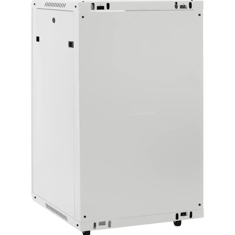 vidaXL Netwerk kabinet met opslag Grijs 600 x 600 x 1000 mm Staal