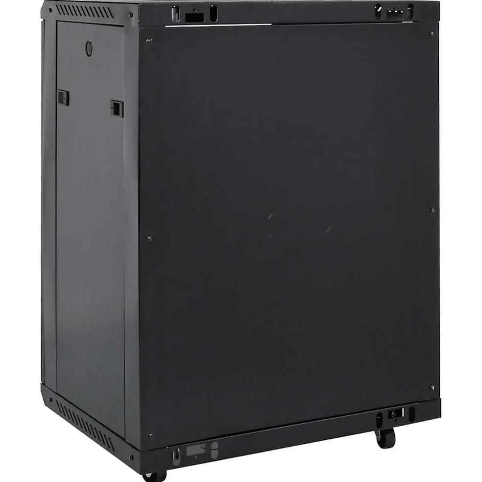 vidaXL Netwerk kabinet met opslag Zwart 600 x 600 x 1000 mm Staal