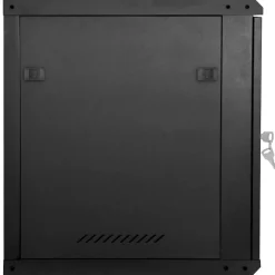 vidaXL Netwerk kabinet met opslag Zwart 60 x 45 x 65 cm Staal