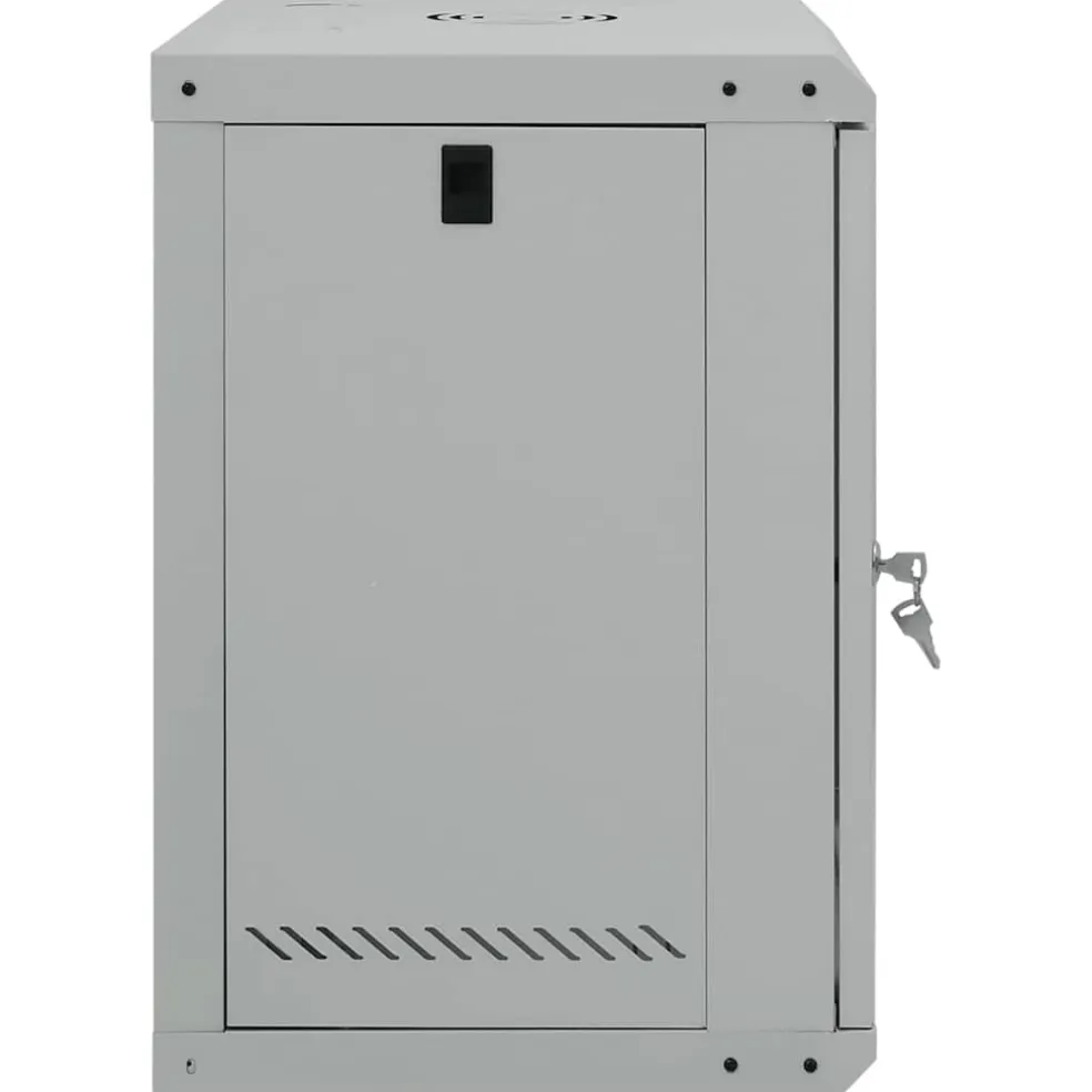 vidaXL Netwerk kabinet met opslag Grijs 53 x 45 x 60 cm Staal