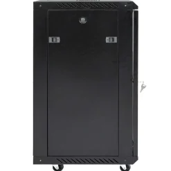 vidaXL Netwerk kabinet met opslag Zwart 60 x 60 x 80 cm Staal