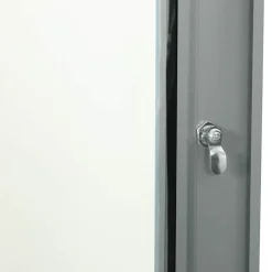 vidaXL Netwerk kabinet met opslag Grijs 60 x 35 x 28 cm Staal