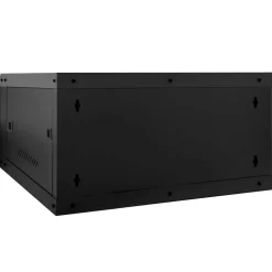 vidaXL Netwerk kabinet met opslag Zwart 60 x 60 x 35 cm Staal