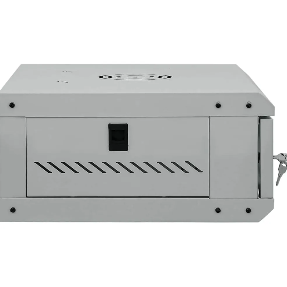 vidaXL Netwerk kabinet met opslag Grijs 53 x 45 x 21 cm Staal