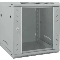 vidaXL Netwerk kabinet met opslag Grijs 53 x 60 x 60 cm Staal