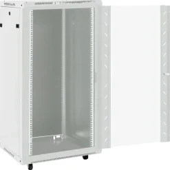 vidaXL Netwerk kabinet met opslag Zwart 600 x 600 x 1000 mm Staal