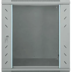 vidaXL Netwerk kabinet met opslag Grijs 60 x 45 x 65 cm Staal