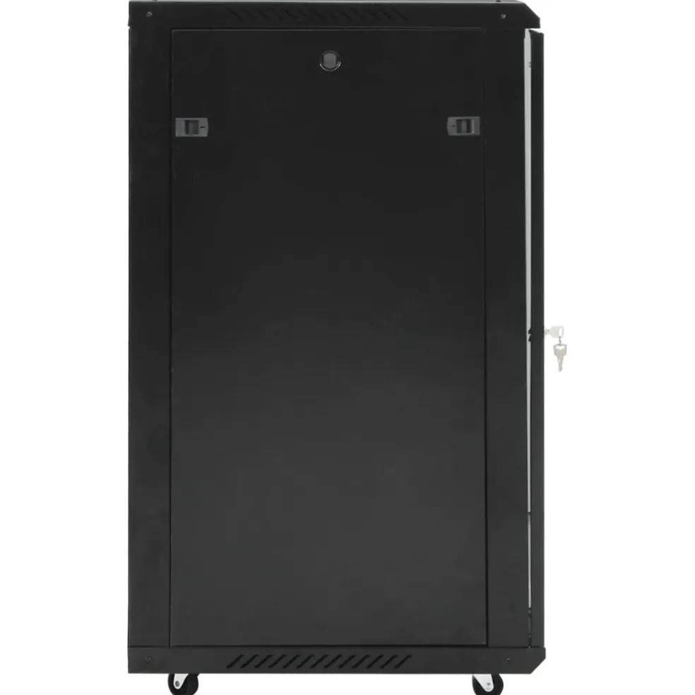 vidaXL Netwerkkast 18U 19" IP20 60x60x100 cm zwart