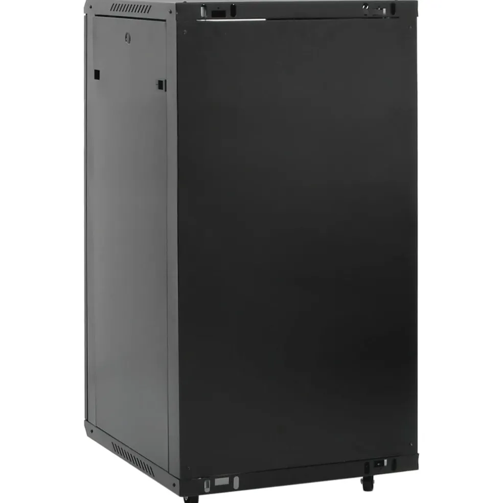 vidaXL Netwerkkast 22U 19" IP20 60x60x120 cm zwart